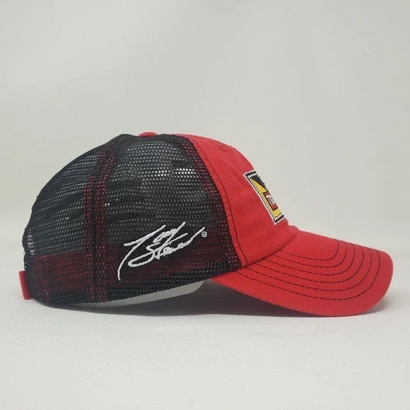 Tony Stewart Baseball Hat Rush Truck Center Red One Size Stewart Haas - Picture 2 of 10